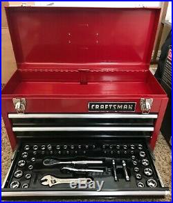 CRAFTSMAN 178 pc. Mechanics Tool Set With 3 Drawer Metal Tool Box Brand New