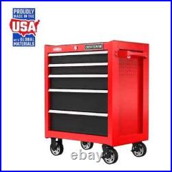 CRAFTSMAN 2000 Series 26.5-in W x 34-in H 5-Drawer Steel Rolling Tool Cabinet CRAFTSMAN 2000 Series 26.5-in W x 34-in H 5-Drawer Steel Rolling Tool Cabinet