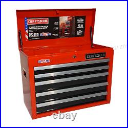 CRAFTSMAN 2000 Series 26-in W x 19.75-in H 5-Drawer Steel Tool Chest (Red)