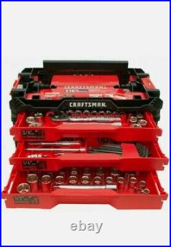 CRAFTSMAN MECHANIC'S TOOL SET SAE/METRIC, 216 piece Versastack tool box CRAFTSMAN MECHANIC'S TOOL SET SAE/METRIC, 216 piece Versastack tool box