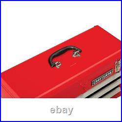 CRAFTSMAN Portable 20.5-In Ball-Bearing 3-Drawer Red Steel Lockable Tool Box