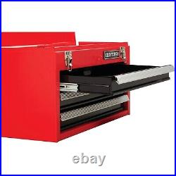 CRAFTSMAN Portable 20.5-In Ball-Bearing 3-Drawer Red Steel Lockable Tool Box