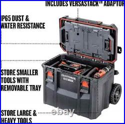 CRAFTSMAN TRADESTACK Tool Box with Wheels, Waterproof, Stackable System, H