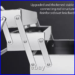 Cantilever Tool Box Metal Folding Auto Maintenance Storage Organizer 3 Layers