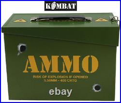 Combat Kids Boys Army Toy Ammo Metal Storage Money Box Tin Sandwich School Tool