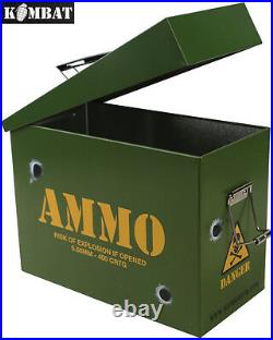 Combat Kids Boys Army Toy Ammo Metal Storage Money Box Tin Sandwich School Tool