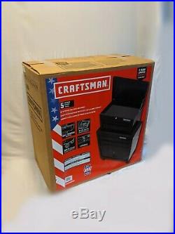 Craftsman 1000 Series 5-Drawer Ball-Bearing Steel Tool Chest Toolbox COMBO NEW