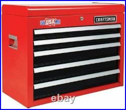 Craftsman 26 in 5-Drawer Steel Heavy-Duty Top Tool Chest Box Storage Cabinet