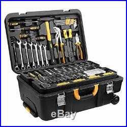 DEKO 258PCS Tool Set Mechanic Household DIY Essential Tools Box Hand Tool Kit