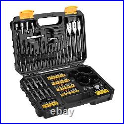 DEKOPRO 85 Piece Magnetic Impact Driver Screwdriver Bit Set with Plastic Toolbox