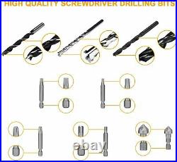 DEKOPRO 85 Piece Magnetic Impact Driver Screwdriver Bit Set with Plastic Toolbox