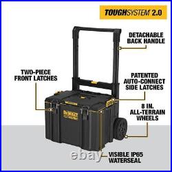 DEWALT 24 in. W Modular Tool Box 250 lbs. Load Capacity Telescopic Handle Black