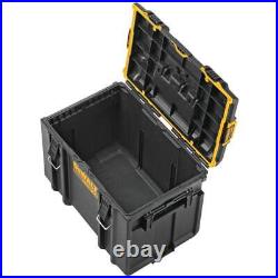 DEWALT Modular Tool Box Extra Large + Small Black with Auto-Connect Side Latches