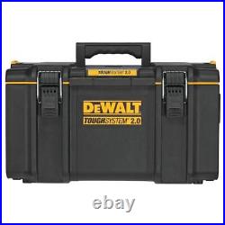 DEWALT Portable Tool Box Toughsystem 2-Piece Metal Wire Front Latches Storage