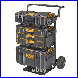 DEWALT Toughsystem Hand Tool Box 12.4 3-Drawers Storage Polypropylene Black