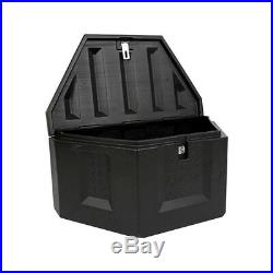 DZ 91717P Dee Zee Tool Box Poly Triangle Trailer Tongue Box Plastic