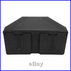 DZ 91717P Dee Zee Tool Box Poly Triangle Trailer Tongue Box Plastic