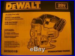 DeWALT DCS331B 20V 20 Volt Max Lithium-Ion Cordless Jig Saw Tool New in Box