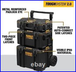 DeWALT DWST60436 TOUGHSYSTEM 2.0 Heavy Duty Rolling Tower Tool Box 3 piece set