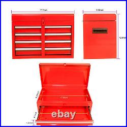 Detachable 5-Drawer Rolling Tool Chest With Wheels Storage Cabinet Tool Box Cart