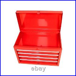 Detachable 5 Drawer Tool Chest withBottom Cabinet&Adjustable Shelf for Garage(Red)