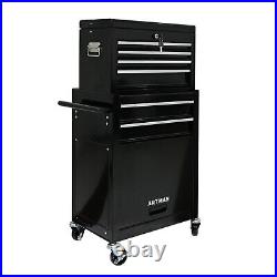 Detachable 6-Drawer Rolling Tool Chest Tool Box Storage Cabinet with Wheels