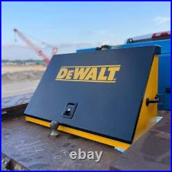 Dewalt 30 Inch X 15 Inch Black Lid And Yellow Body Triangle Toolbox Toolbox