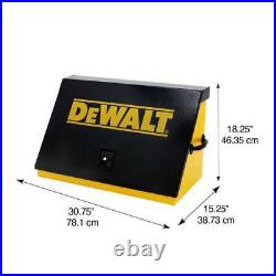 Dewalt 30 Inch X 15 Inch Black Lid And Yellow Body Triangle Toolbox Toolbox