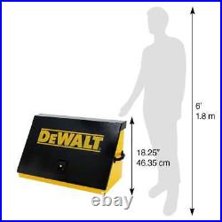 Dewalt 30 Inch X 15 Inch Black Lid And Yellow Body Triangle Toolbox Toolbox