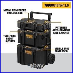 Dewalt DWST60437 TOUGHSYSTEM 2.0 24 Rolling Tower Tool Box (3 Piece Set) New