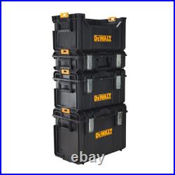 Dewalt Large Rolling Toolbox on Wheels Travel Storage Chest ToughSystem 3-pc Set