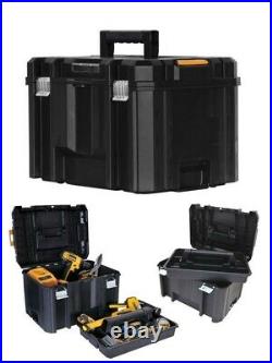 Dewalt TSTAK VI Deep Tool Storage Case + Drill Case + Organiser + Cart Trolley