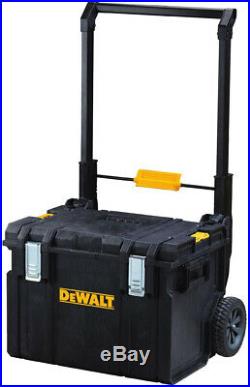 Dewalt Tool Storage Box Set Mobile ToughSystem 3-Pcs Rolling Chest Shop Job