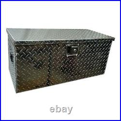 Diamond Plate Aluminum Tool Box Large 31 inch Universal Fit