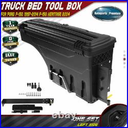 Driver Side Truck Bed Storage Box ToolBox for Ford F-150 1997-2014 Styleside Bed