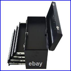 Enhanced 4 Drawer Tool Box Industrial Metal Tool Storage Organizer Cabinet Devic
