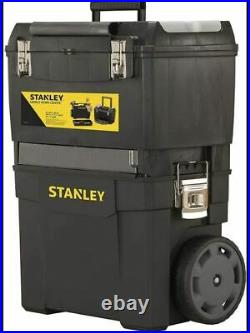 Extra Large Tool Box On Wheels Rolling Mobile Work Centre Heavy Duty Storage New