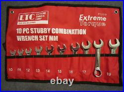 Extreme Torque 6 Wrench Set Box Deal SAE Metric Angle Stubby Extra Long ETC