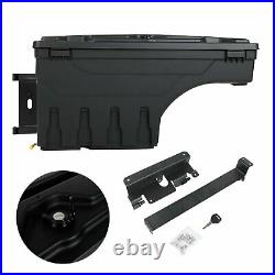 FOR 07-19 SILVERADO SIERRA TRUCK BED WHEEL WELL STORAGE TOOL BOX WithLOCK LEFT