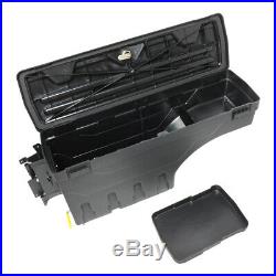 FOR 07-19 SILVERADO SIERRA TRUCK BED WHEEL WELL STORAGE TOOL BOX WithLOCK LEFT