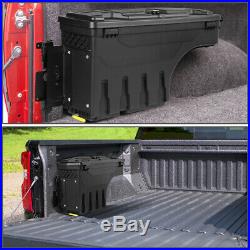 FOR 07-19 SILVERADO SIERRA TRUCK BED WHEEL WELL STORAGE TOOL BOX WithLOCK LEFT