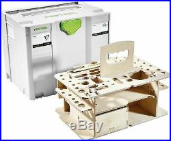 Festool Systainer T-Loc SYS-HWZ + Holzeinlage Holzeinsatz Werkzeugeinsatz 497658