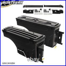 Fit For 2007-2020 Toyota Tundra Rear Left & Right Truck Bed Storage Box Toolbox