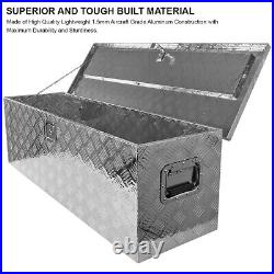 Fits 49 Heavy Duty Aluminum Tool Box Pickup Trailer Storage Underbody+Handle