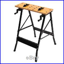 Folding Portable Work Bench Table Tool Garage Repair Workshop 70KG Capacity
