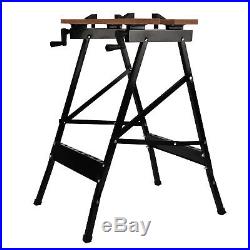 Folding Portable Work Bench Table Tool Garage Repair Workshop 70KG Capacity