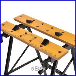 Folding Portable Work Bench Table Tool Garage Repair Workshop 70KG Capacity