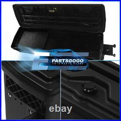 For 15-20 F150 Rear Truck Bed LH+RH Side Wheel Well Storage Tool Box Swing Case
