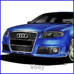 For 2005-2008 Audi A4 S4 Quattro LED DRL Bar Projector Headlights+Tool Box Black