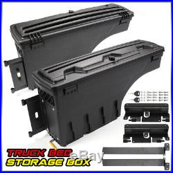 For Chevy Silverado GMC Sierra 07-18 Truck Storage Box Toolbox Rear RH&LH Side